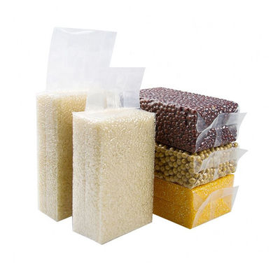 کیسه های ذخیره سازی خلاء پلاستیکی 120 میکرونی PET/NY/PE برای برنج ASP