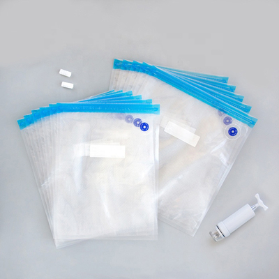 کیسه‌های 50-200 میکرون جاروبرقی مواد غذایی، کیسه‌های پلاستیکی قابل آب بندی مجدد 9×12 تمیز