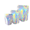 کیسه های بسته بندی فویل آلومینیومی رنگین کمانی هولوگرافی برای لوازم آرایشی سایه چشم