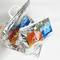 کیسه حرارتی سرد یکبار مصرف سفارشی نقره ای پلاستیکی برای مواد غذایی منجمد