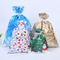به نفع جشن تعطیلات کریسمس فویل پلاستیکی با بند کشی کیسه های شیرینی