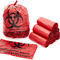 قرمز 19 * 23 در کیسه زباله Biohazard قابل اتكاوی زیست تخریب پذیر