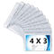 35C/Layer 4 X 3 In Card Sleeve وینیل، محافظ کارت واکسیناسیون PVC