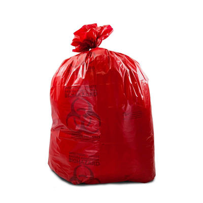 کیسه های دفع زباله 20-30 گالن Biohazard ، آسترهای قابل حمل 3.2 میلی لیتر